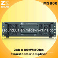 Amplificador de 800W con transformador potencia suministro Ms800